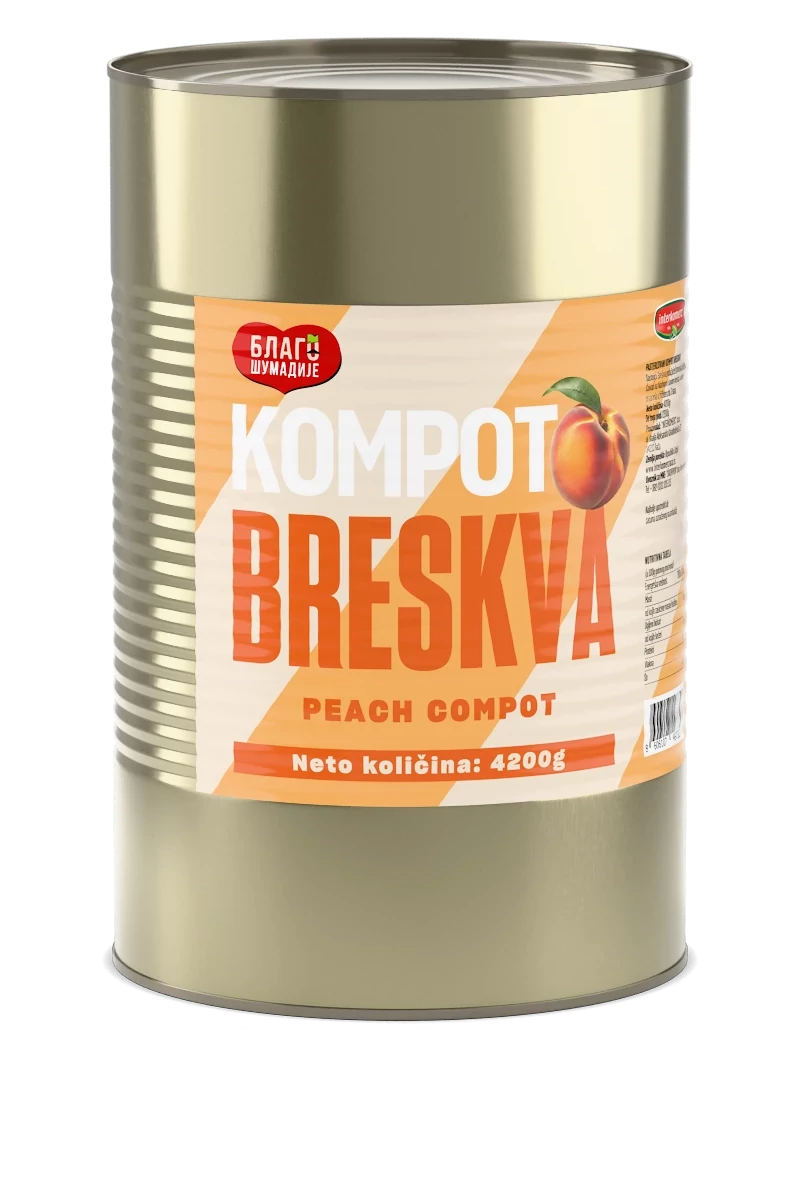 PEACH COMPOTE, 4200 g
