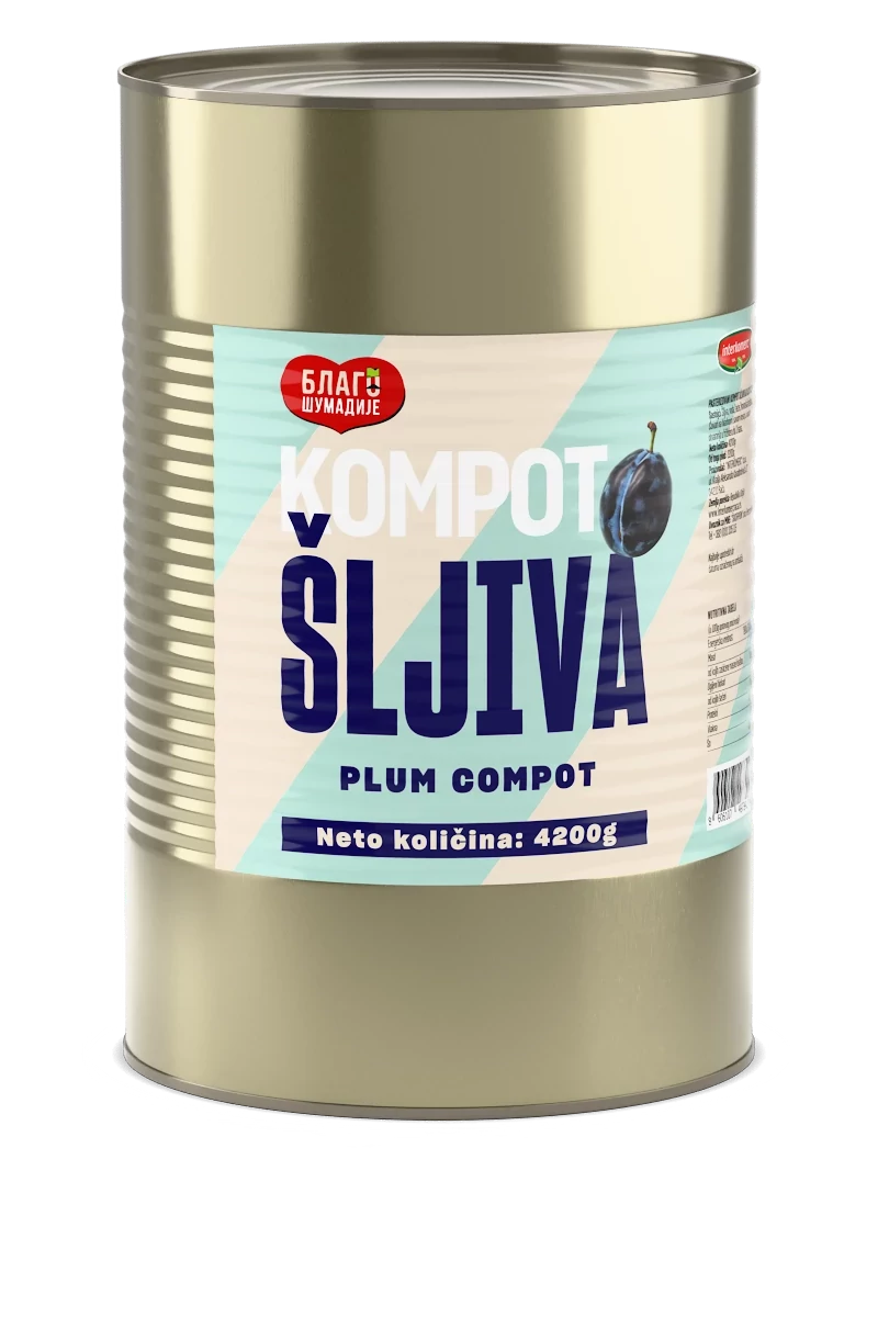 PLUM COMPOTE, 4200 g