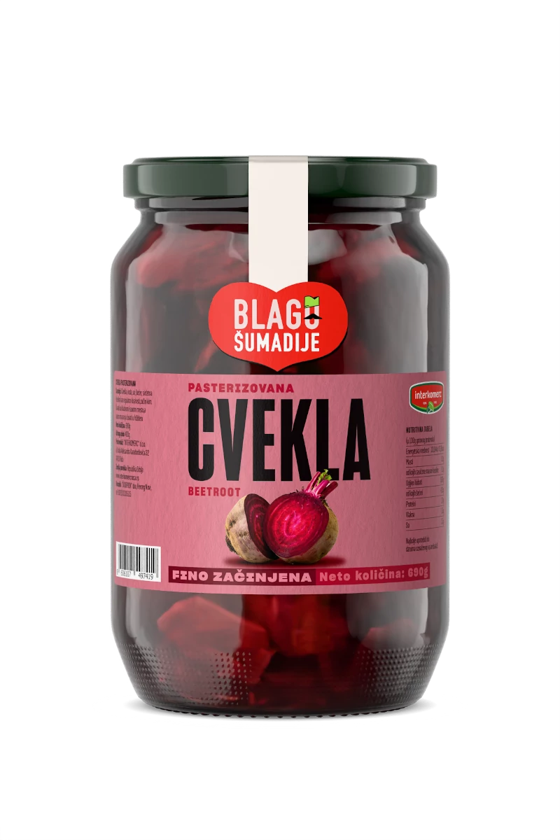 PASTEURIZED BEETROOT, 690 g