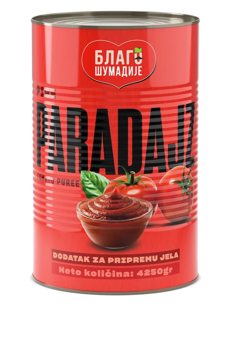 PASTEURIZED TOMATO PASTE, 4250 g