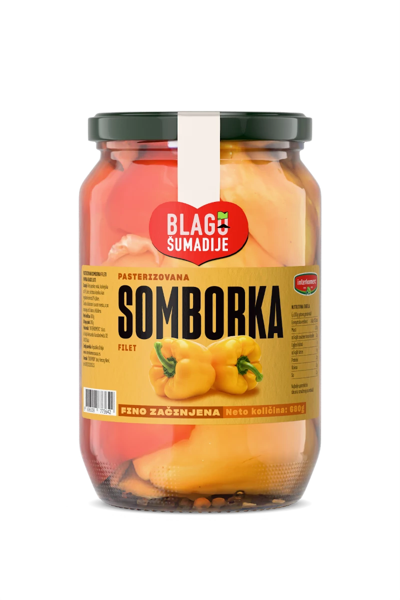 PASTEURIZED SOMBORKA FILLETS, 680 g