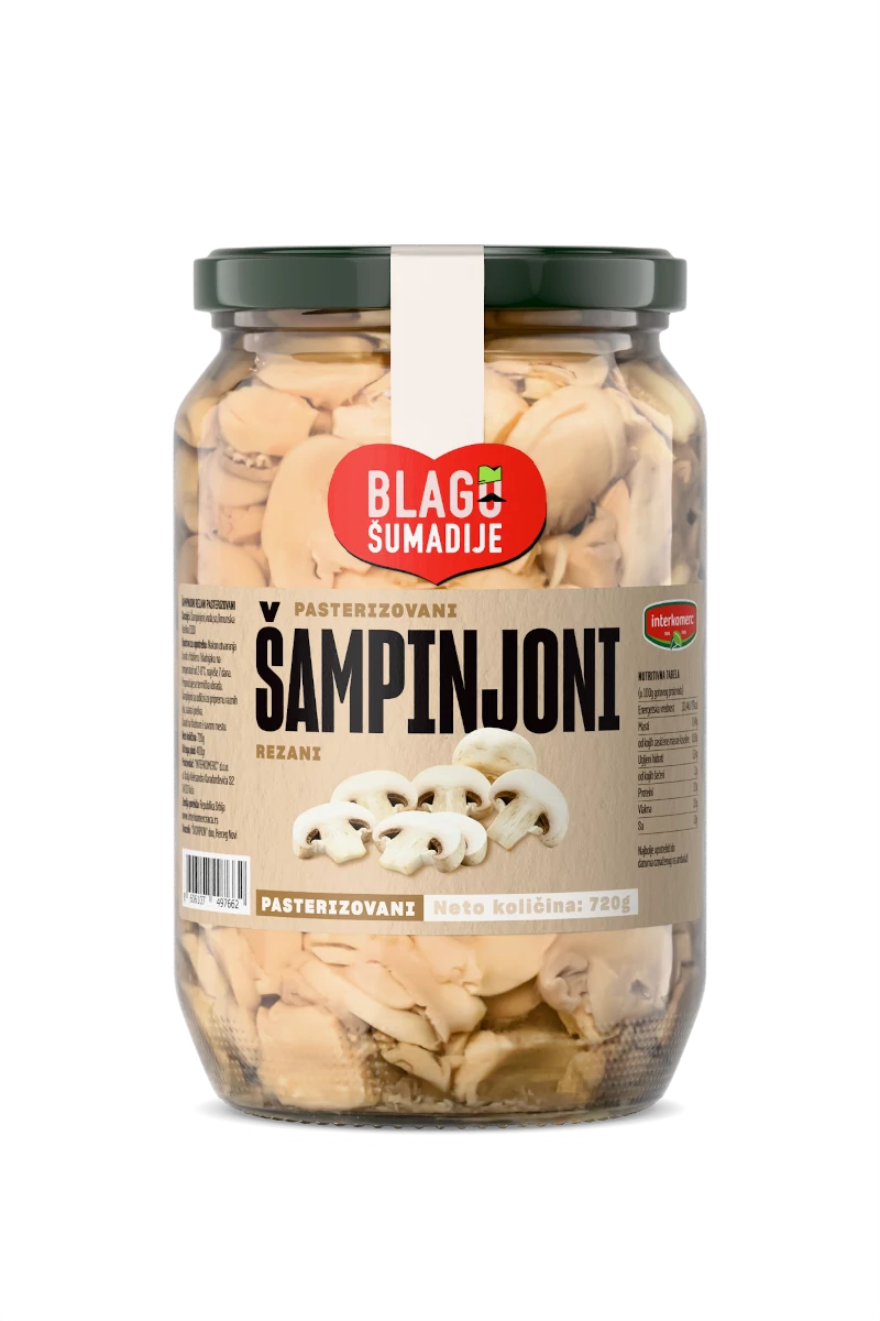 PASTEURIZED SLICED MUSHROOMS, 680 g