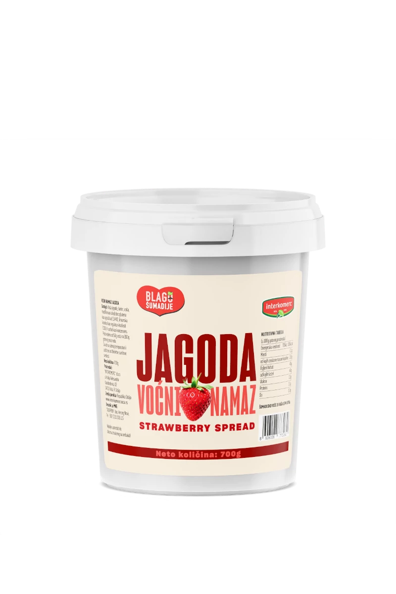 STRAWBERRY FRUIT SPREAD, 700 g