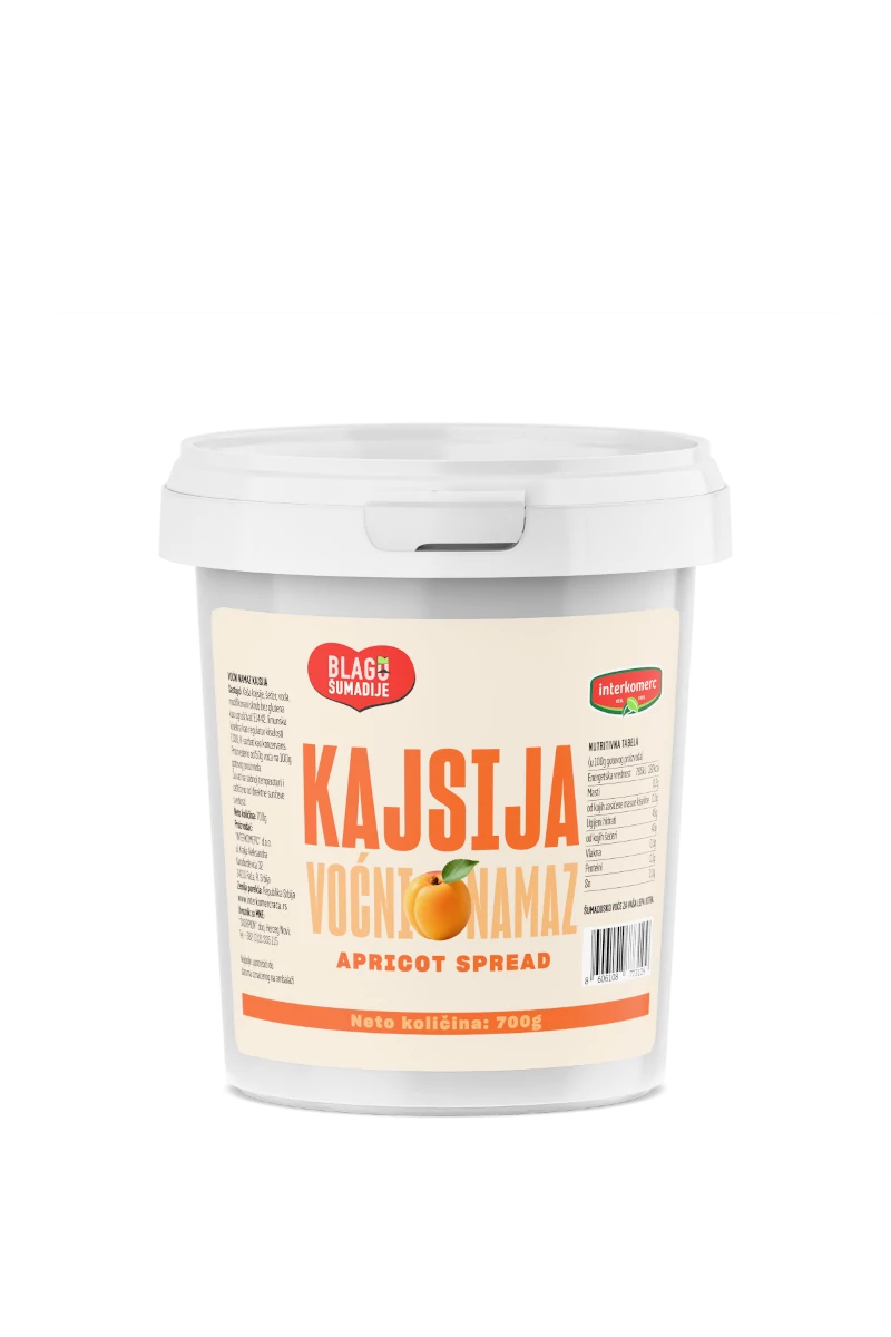 APRICOT FRUIT SPREAD, 700 g