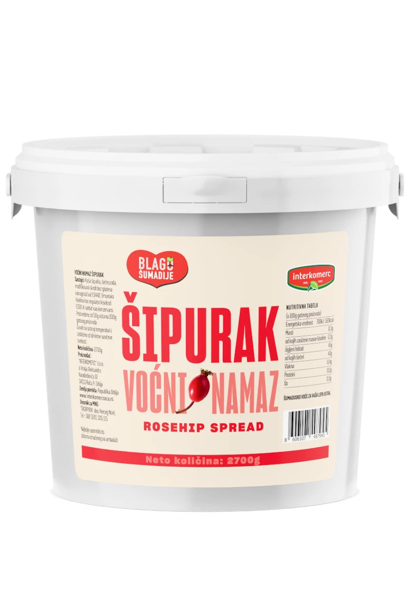 ROSEHIP FRUIT SPREAD, 2700 g